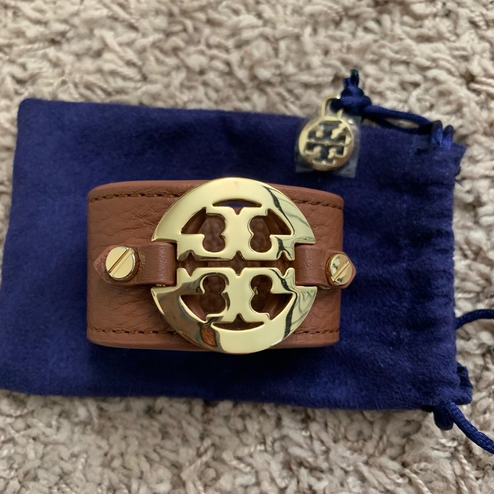 Tory Burch Leather Cuff Bracelet